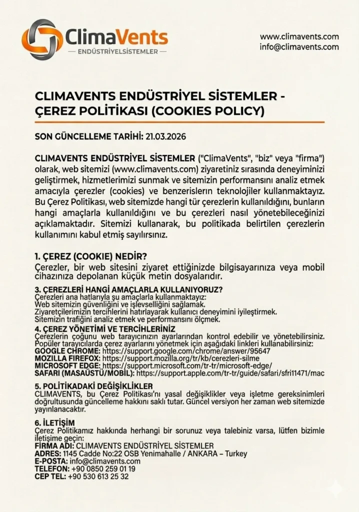 climavents-cerez-politikasi